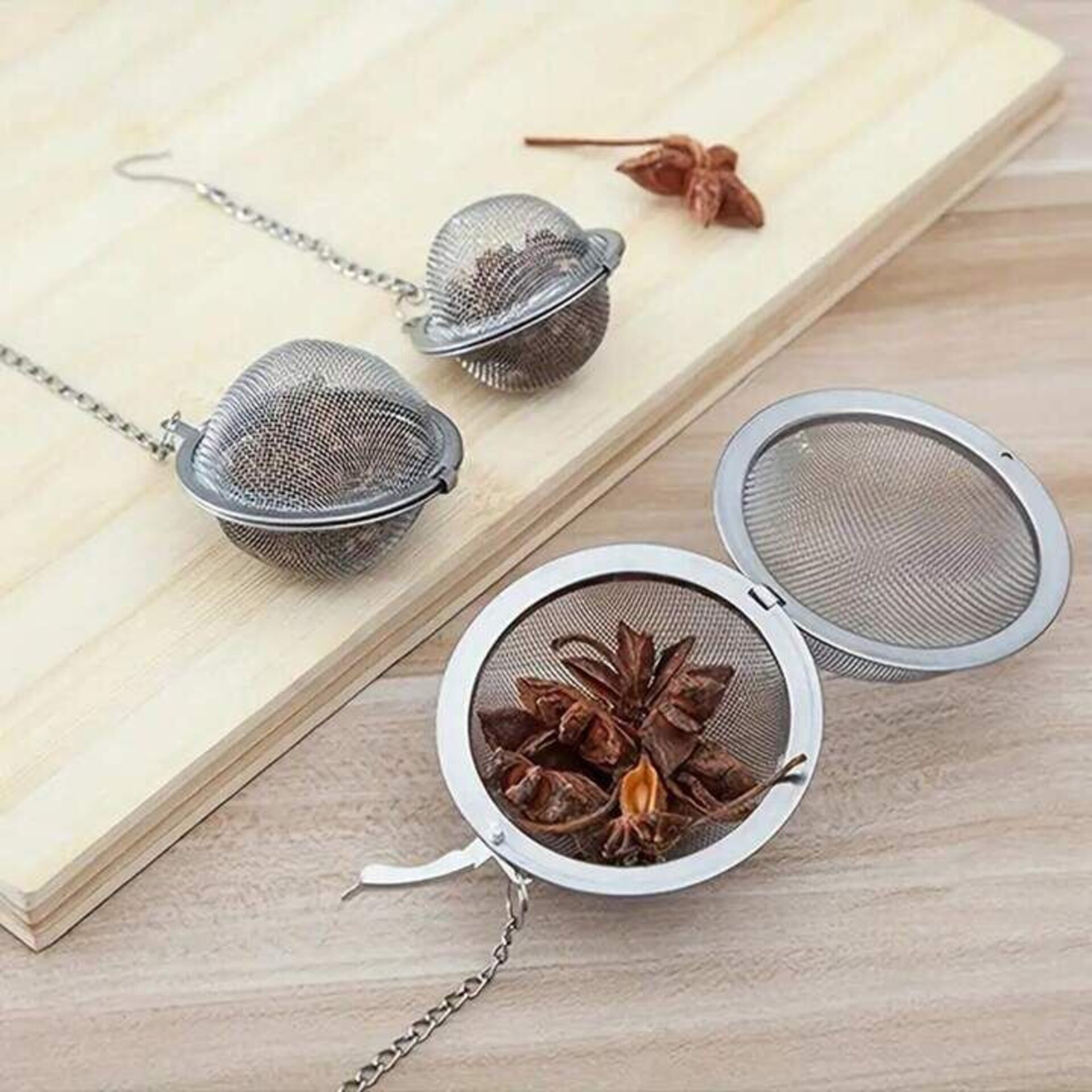 Colador de Té de acero inoxidable - 3