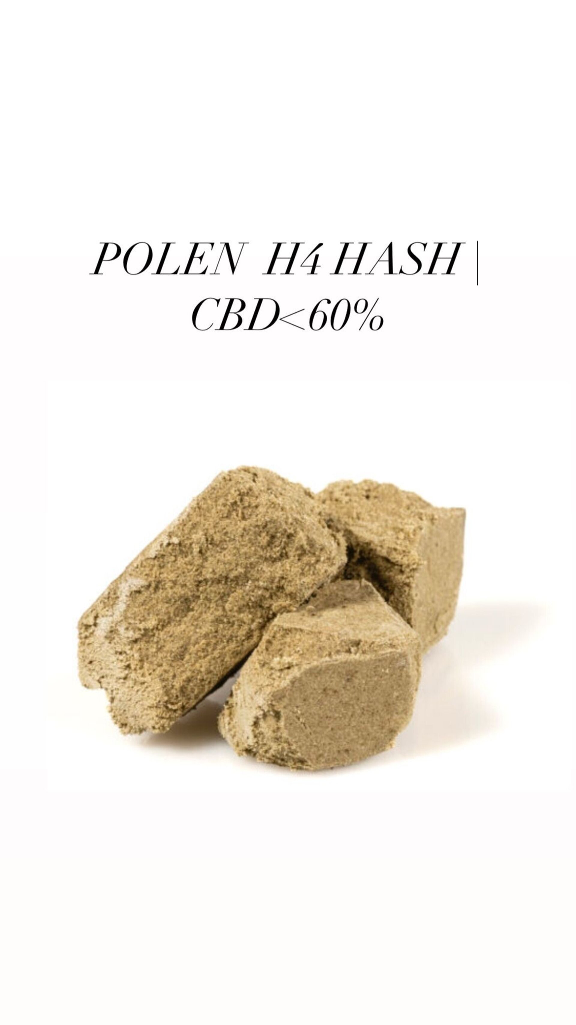 POLEN H4 HASH / CBD < 60% - 4